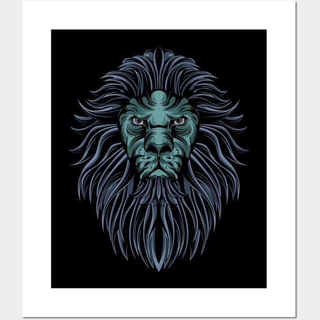 mystic lion Wall Art by sugiartoss_